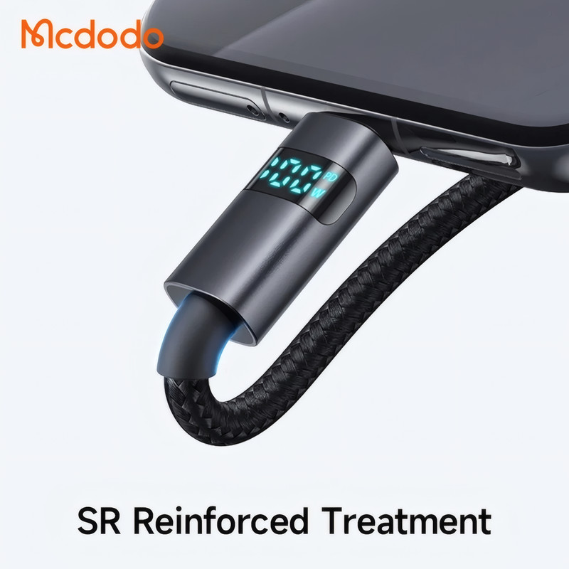 کابل تبدیل USB به USB-C مک دودو ۶۵۲ مدل 23 طول 1.2 متر