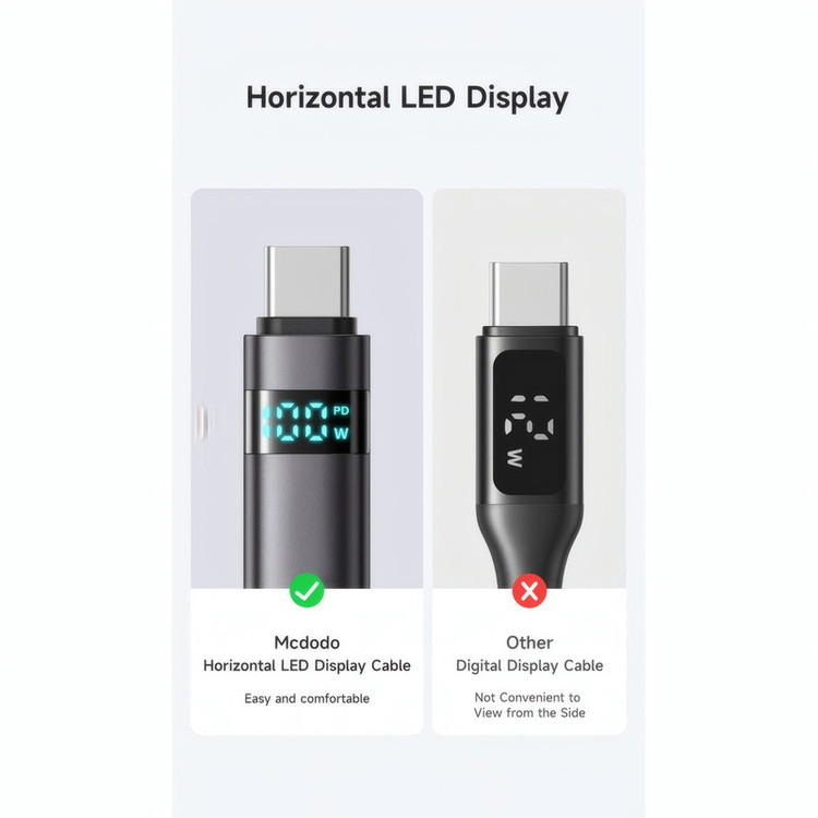 کابل تبدیل USB به USB-C مک دودو ۶۵۲ مدل 23 طول 1.2 متر