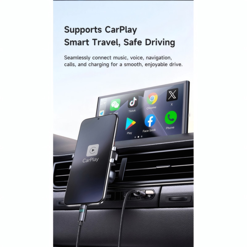 کابل تبدیل USB به USB-C مک دودو ۶۵۲ مدل 23 طول 1.2 متر