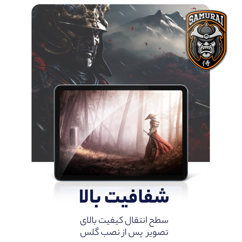 محافظ صفحه نمایش شفاف مدل GlastR مناسب برای تبلت اپل iPad 11 inch 2025 11th Generation