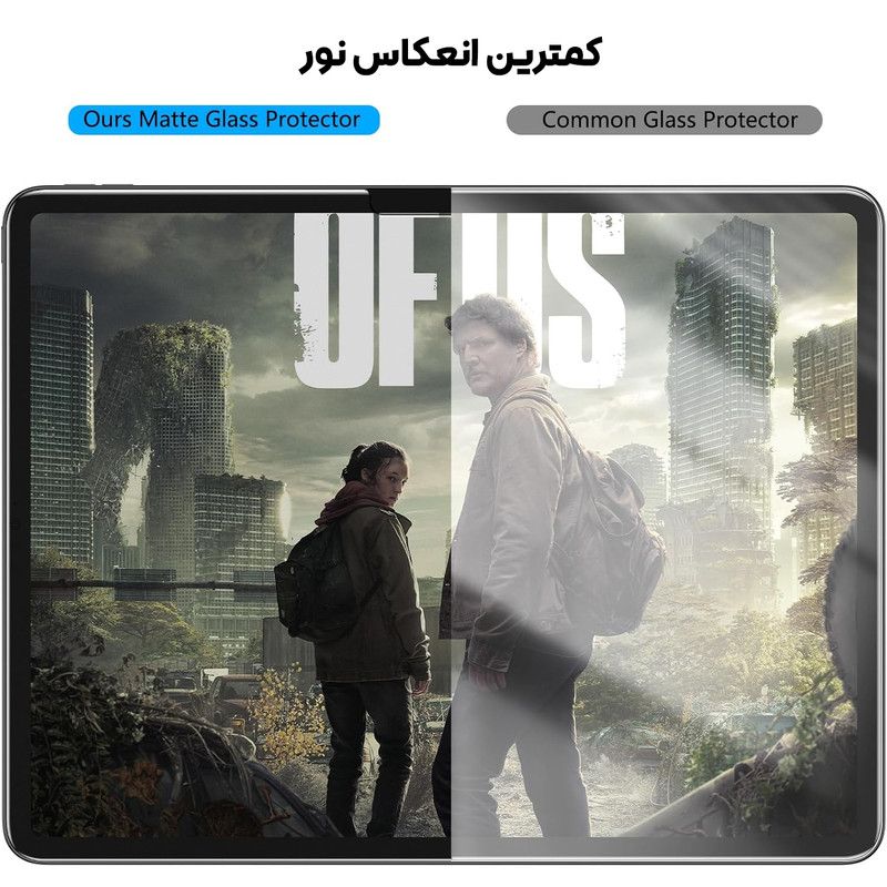 محافظ صفحه نمایش مات بادیگارد مدل Matte Tab مناسب برای تبلت اپل iPad Pro 13 M4 2024