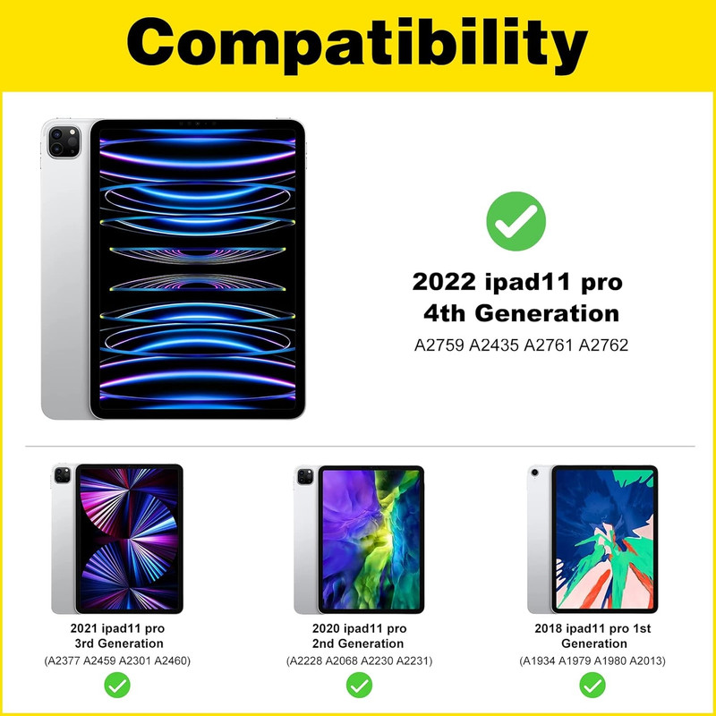 محافظ صفحه نمایش حریم شخصی بادیگارد مدل Privacy Tab مناسب برای تبلت اپل iPad Pro 11 inch 2022 2021 2018