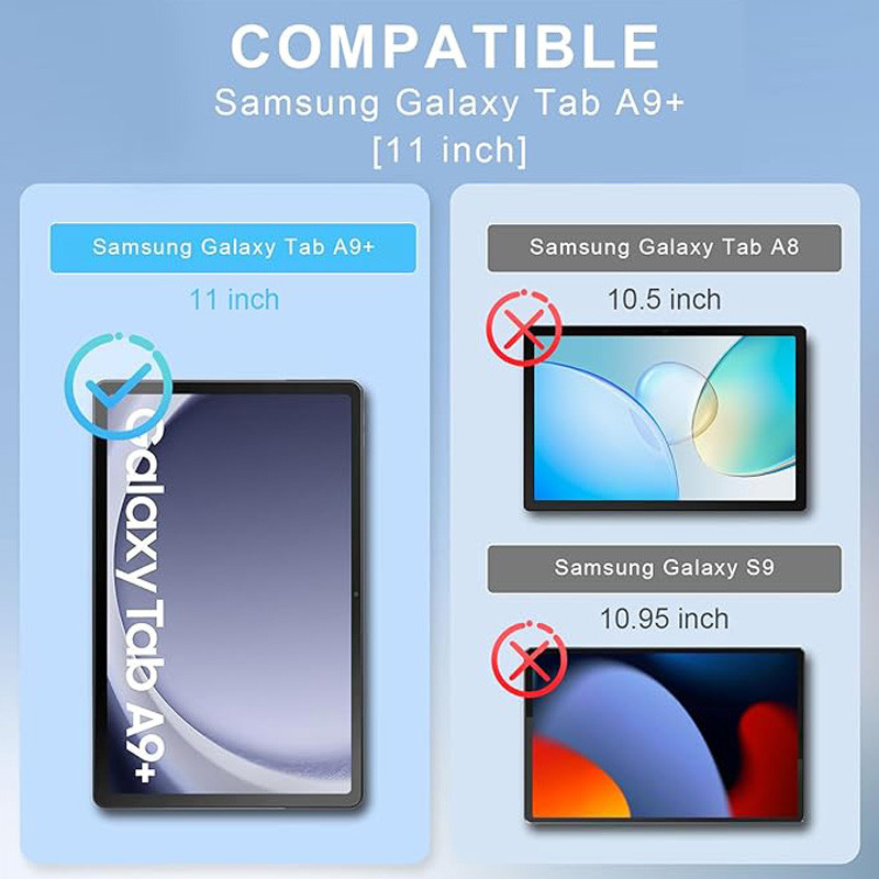 محافظ صفحه نمایش 5D اپیکوی مدل Super Power مناسب برای تبلت سامسونگ Galaxy Tab A9 Plus