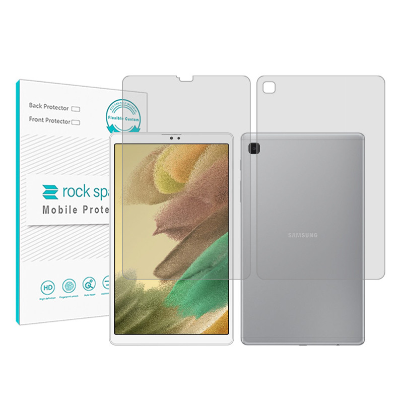 محافظ صفحه نمایش شفاف راک اسپیس مدل Hygel مناسب برای تبلت سامسونگ Galaxy Tab A7 Lite به همراه محافظ پشت تبلت