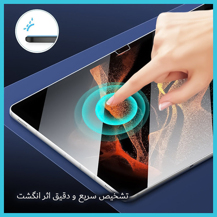 محافظ صفحه نمایش آنتی بلو راک اسپیس مدل HyBLU مناسب برای تبلت سامسونگ Galaxy Tab Active 2