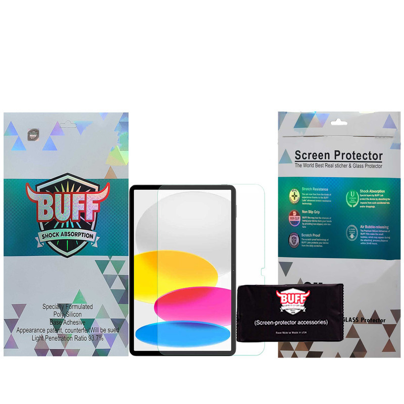 محافظ صفحه نمایش بوف مدل 5D مناسب برای تبلت اپل iPad 10.9 (2022)/iPad10/10th Gen/10th generation/iPad 2022/A2757/A2696/A2777