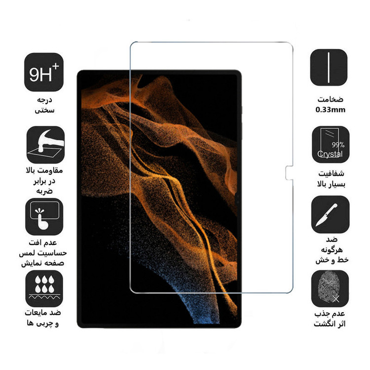 محافظ صفحه نمایش 5D اپیکوی مدل Super Power مناسب برای تبلت سامسونگ Galaxy Tab S8 Ultra / X900 / X906