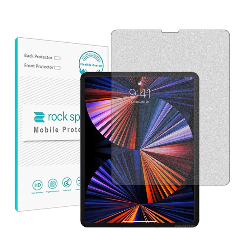 محافظ صفحه نمایش مات راک اسپیس مدل HyMTT مناسب برای تبلت اپل iPad Pro 12.9 (2021)