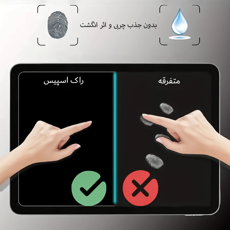 محافظ صفحه نمایش مات راک اسپیس مدل HyMTT مناسب برای تبلت اپل iPad Pro 12.9 (2021)