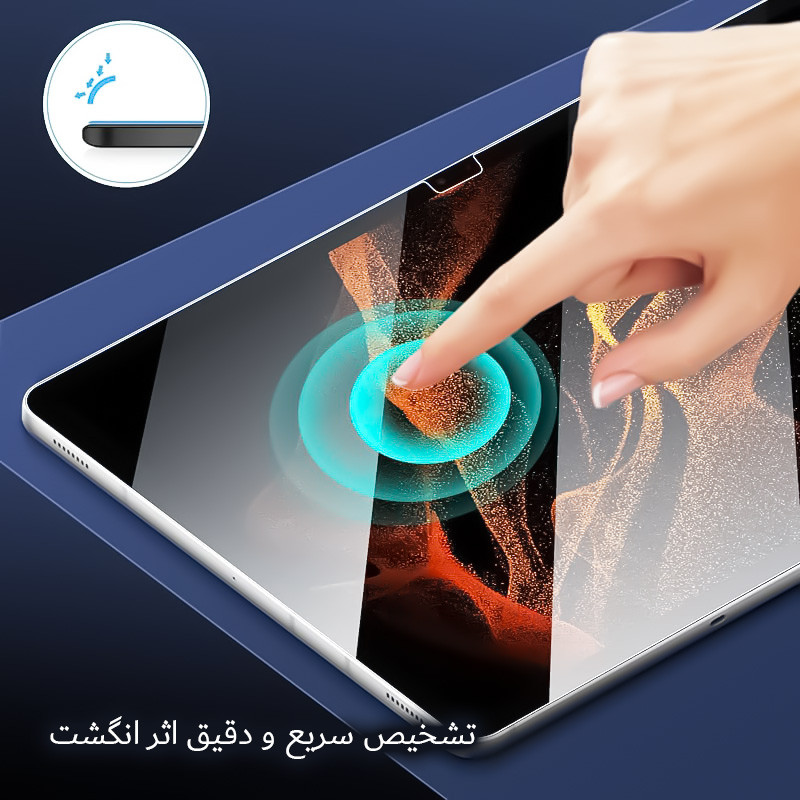 محافظ صفحه نمایش شفاف راک اسپیس مدل Hygel مناسب برای تبلت اپل iPad Wi-Fi