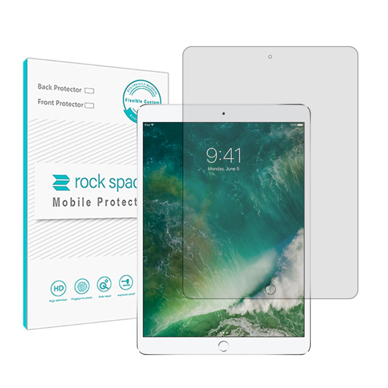 محافظ صفحه نمایش شفاف راک اسپیس مدل Hygel مناسب برای تبلت اپل iPad Pro 10.5 (2017)