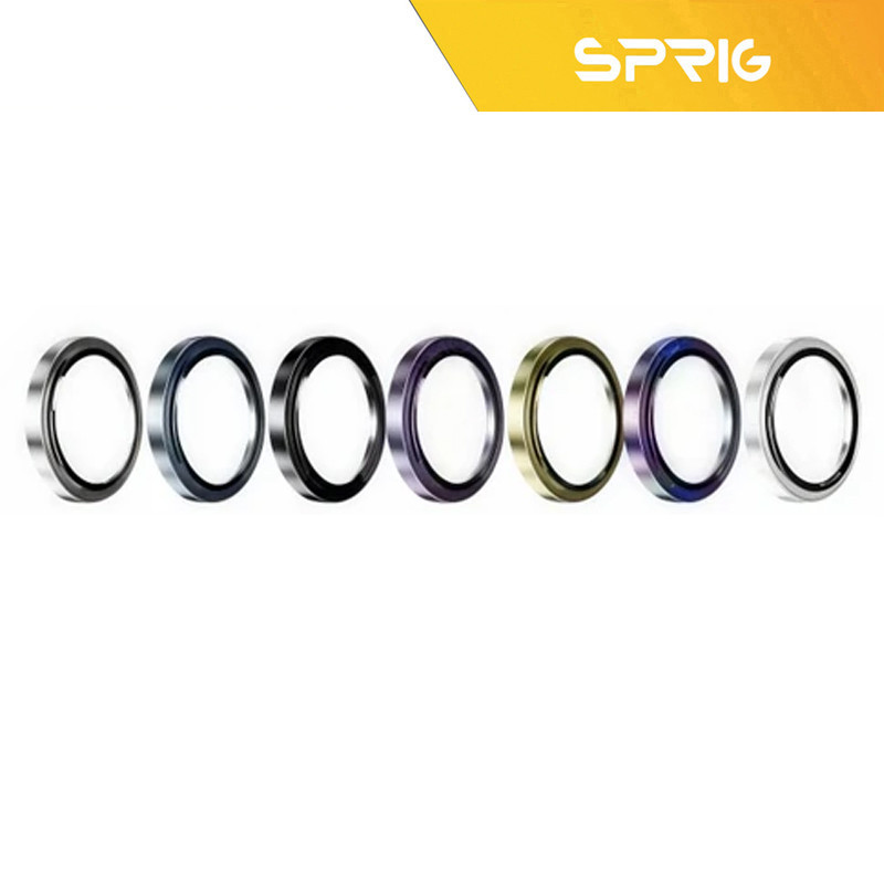 محافظ لنز دوربین فلزی اسپریگ مدل Ring metal مناسب برای گوشی موبایل اپل Iphone 16E