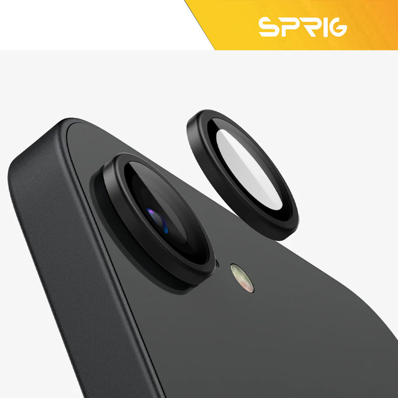 محافظ لنز دوربین فلزی اسپریگ مدل Ring metal مناسب برای گوشی موبایل اپل Iphone 16E