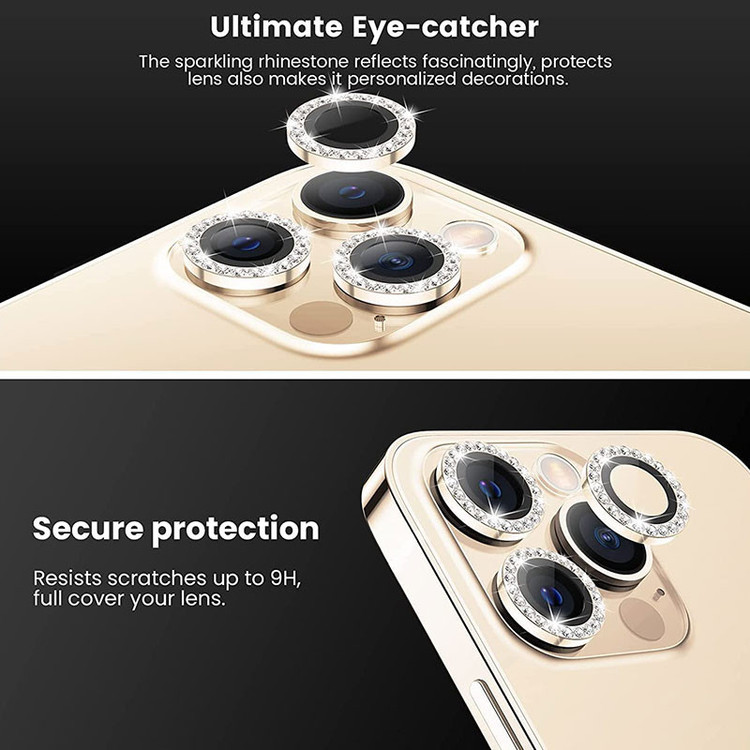 محافظ لنز دوربین مسیر مدل Diamond Ring Lens مناسب برای گوشی موبایل شیائومی Redmi Note 13 Pro 5G