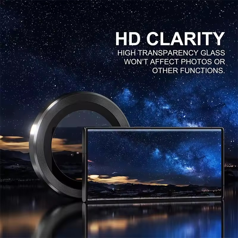 محافظ لنز دوربین گوف مدل Metal مناسب برای گوشی موبایل سامسونگ Galaxy S25 Ultra