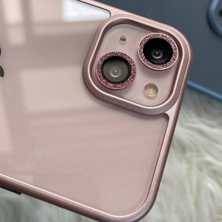 محافظ لنز دوربین انتک مدل رینگی نگین دار مناسب برای گوشی موبایل اپل Iphone 13 / 13 mini