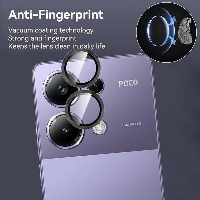 محافظ لنز دوربین گودزیلا مدل رینگی مناسب برای گوشی موبایل شیائومی Poco M6 Pro 4G