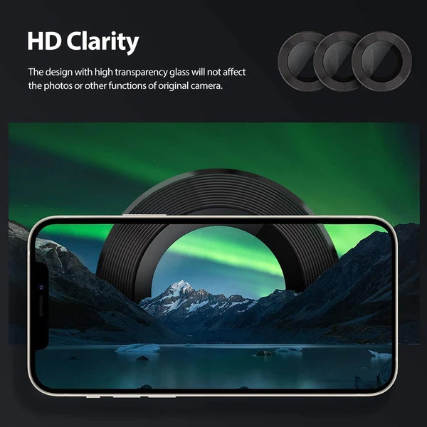 محافظ لنز دوربین بادیگارد مدل رینگی مناسب برای گوشی موبایل اپل iPhone 14 / 14 Plus