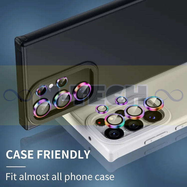 محافظ لنز دوربین انتک مدل Ring Metal Lens Protector مناسب برای گوشی موبایل سامسونگ Galaxy A55 5G