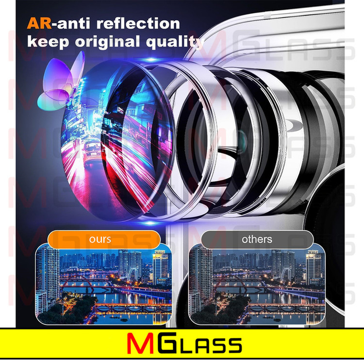 محافظ لنز دوربین امگلس مدل Ring-Metal-MG مناسب برای گوشی موبایل اپل Iphone 15 Pro Max