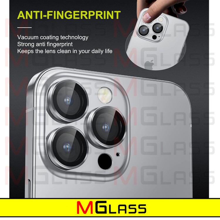 محافظ لنز دوربین امگلس مدل Ring-Metal-MG مناسب برای گوشی موبایل اپل Iphone 15 Pro Max