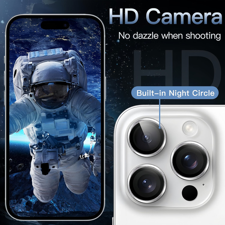 محافظ لنز دوربین گرین لاین مدل Classic مناسب برای گوشی موبایل اپل iPhone 16 Pro / 16 ProMax