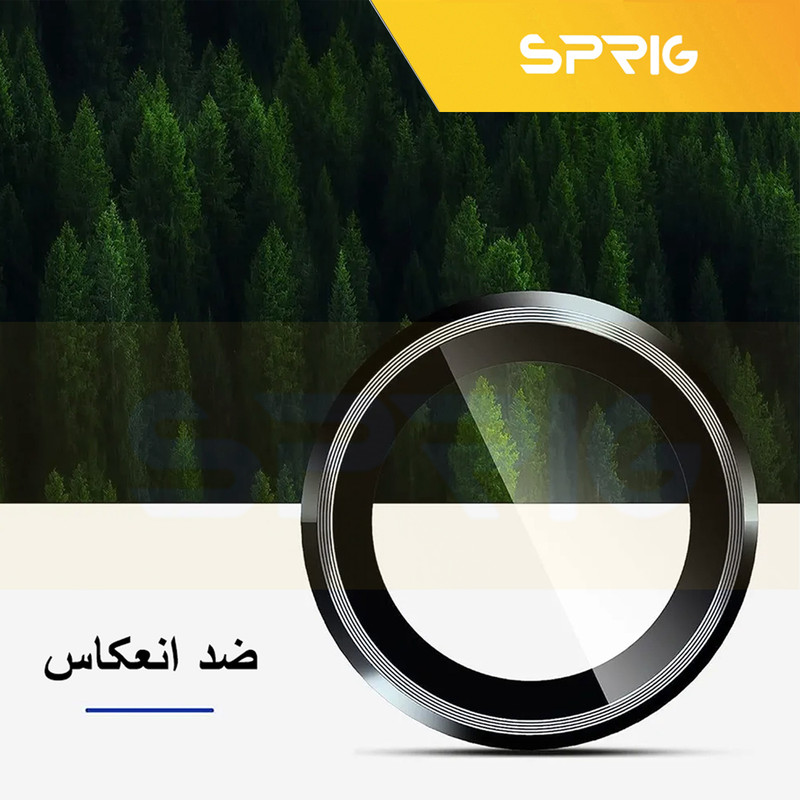 محافظ لنز دوربین رینگی اسپریگ مدل Ring Metal مناسب برای گوشی موبایل شیائومی Poco X7 Pro