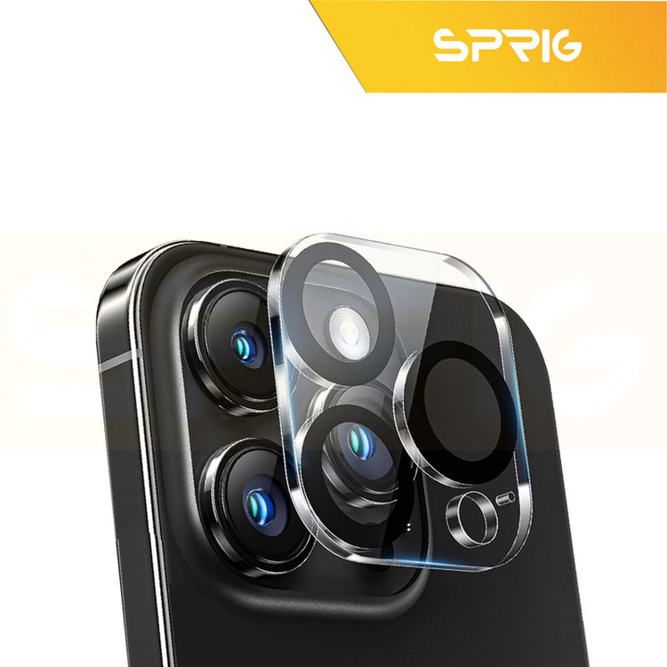 محافظ لنز دوربین اسپریگ مدل 3D Transparent مناسب برای گوشی موبایل اپل Iphone 16 Pro / 16 Pro max