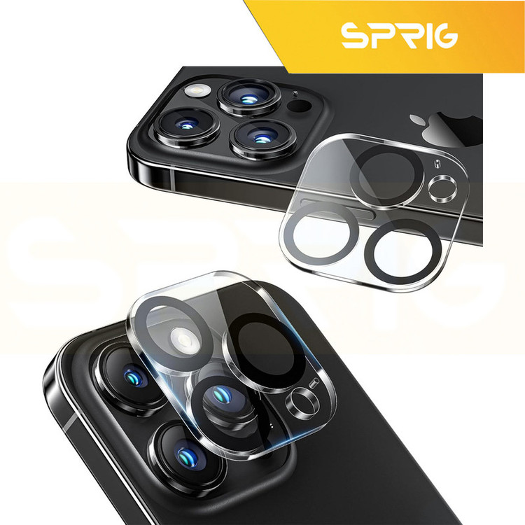 محافظ لنز دوربین اسپریگ مدل 3D Transparent مناسب برای گوشی موبایل اپل Iphone 16 Pro / 16 Pro max