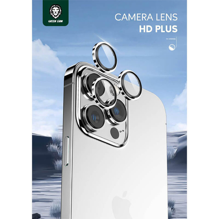 محافظ لنز دوربین گرین لاین مدل HD PLUS مناسب برای گوشی موبایل اپل Iphone 14 pro / Iphone 14pro max