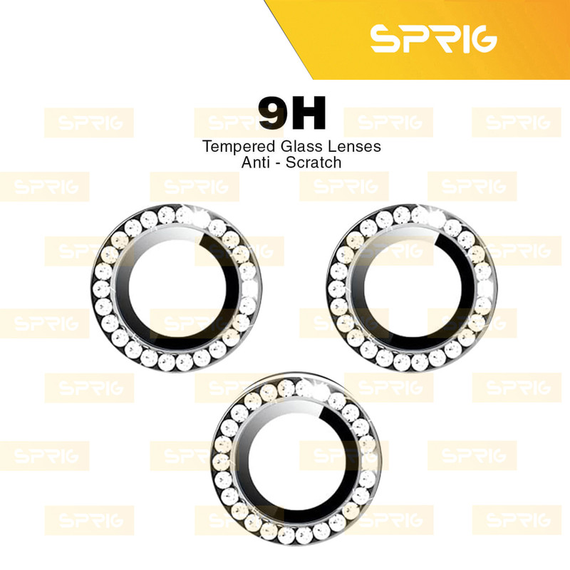 محافظ لنز دوربین اسپریگ مدل Ring Metal Diamond مناسب برای گوشی موبایل شیائومی Note 14 Pro