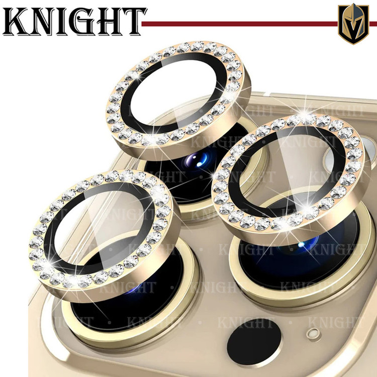 محافظ لنز دوربین نایت مدل Ring Metal Diamond مناسب برای گوشی موبایل اپل Iphone 14 Pro / 14 Pro max