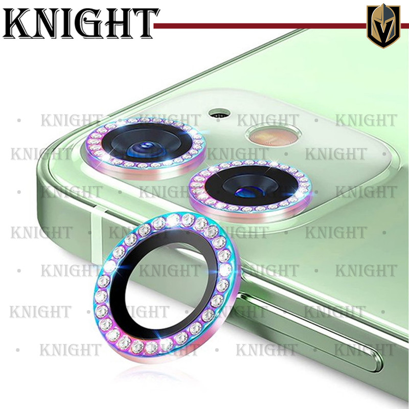 محافظ لنز دوربین نایت مدل Ring Metal Diamond مناسب برای گوشی موبایل اپل Iphone 14 Pro / 14 Pro max