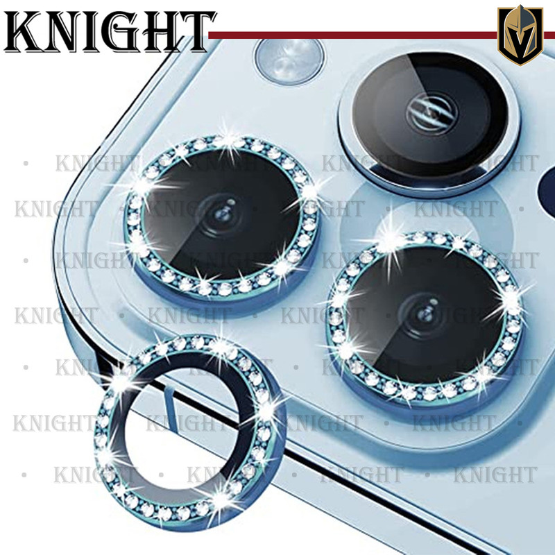محافظ لنز دوربین نایت مدل Ring Metal Diamond مناسب برای گوشی موبایل اپل Iphone 14 Pro / 14 Pro max