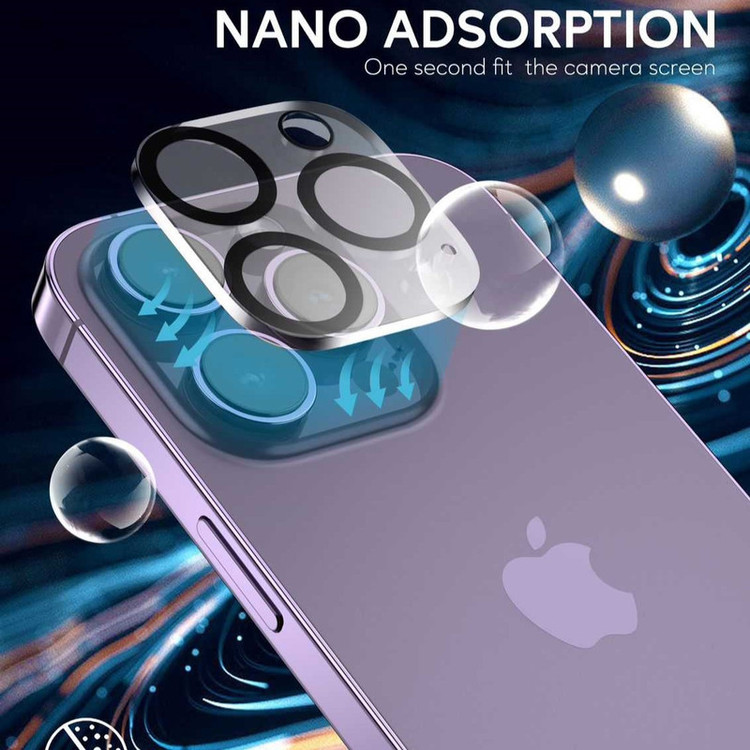 محافظ لنز دوربین گرین لاین مدل Transparent Lens Protector مناسب برای گوشی موبایل اپل IPhone 15 Pro / 15 Pro Max