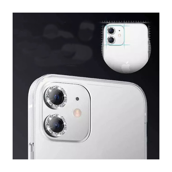 محافظ لنز دوربین مدل رینگی نگین دار مناسب برای گوشی موبایل اپل IPHONE 12 PRO