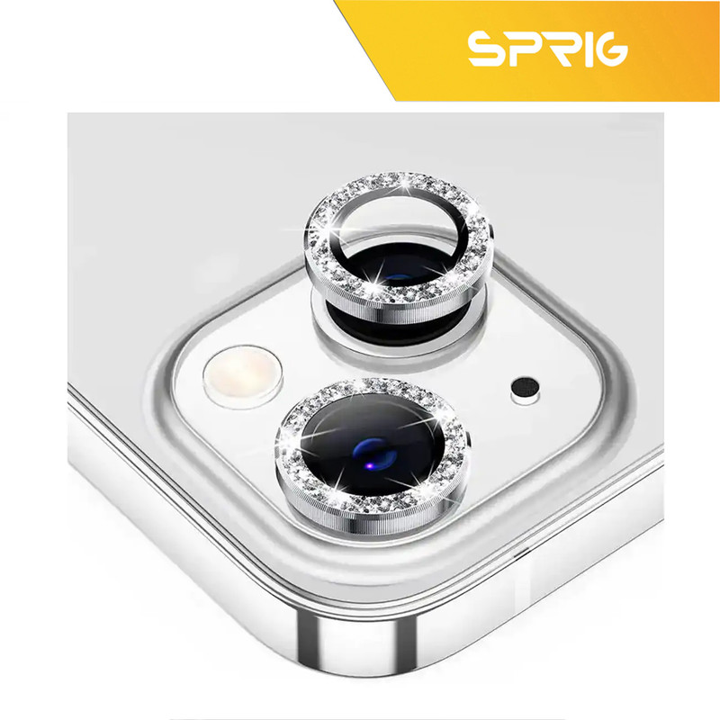 محافظ لنز دوربین اسپریگ مدل Ring metal Diamond مناسب برای گوشی موبایل اپل Iphone 11 Pro / 11 Pro Max