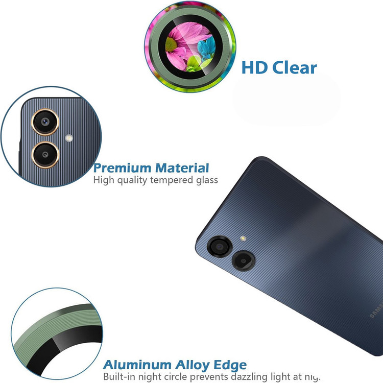 محافظ لنز دوربین گوف مدل Metal مناسب برای گوشی موبایل سامسونگ Galaxy A06