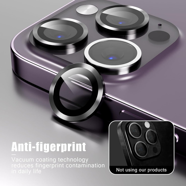 محافظ لنز دوربین گوف مدل Ring Metal مناسب برای گوشی موبایل اپل iPhone 16 / 16 Plus