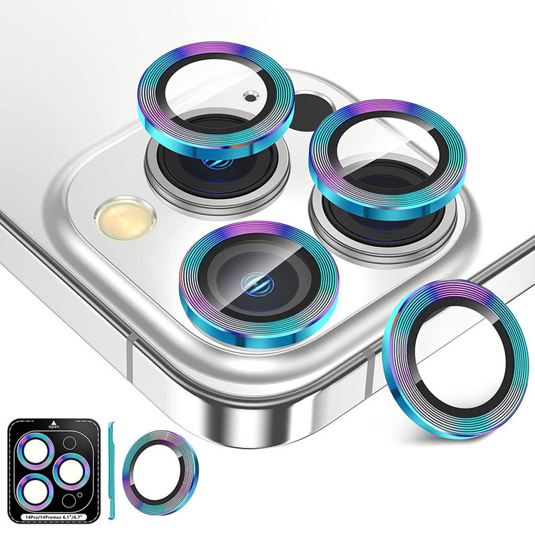 محافظ لنز دوربین D'hard مدل HD-ColorLenz مناسب برای گوشی موبایل اپل Iphone 14 Pro Max / 14 Pro