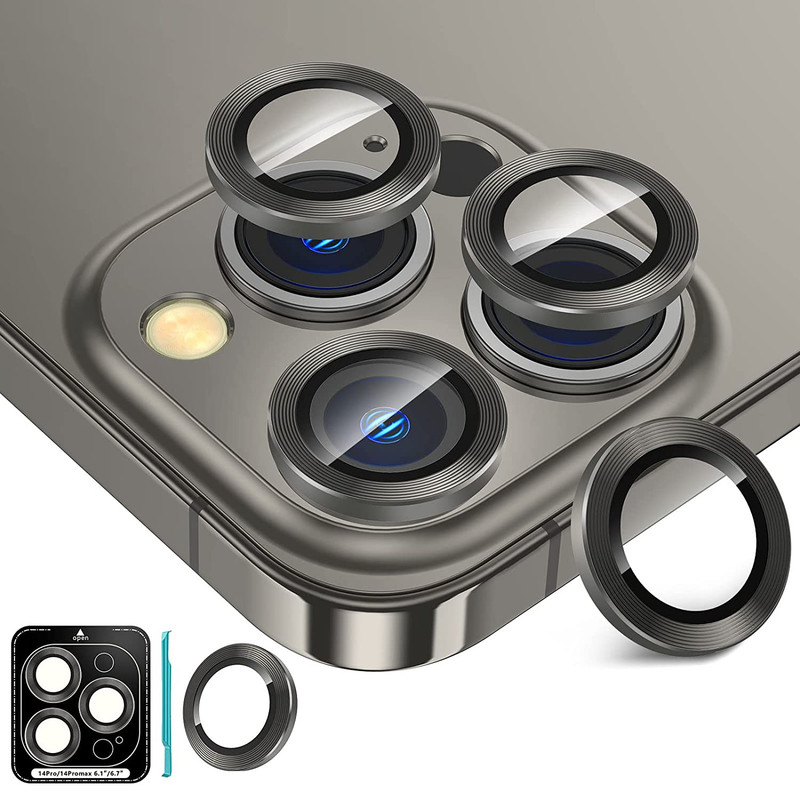 محافظ لنز دوربین D'hard مدل HD-ColorLenz مناسب برای گوشی موبایل اپل Iphone 14 Pro Max / 14 Pro