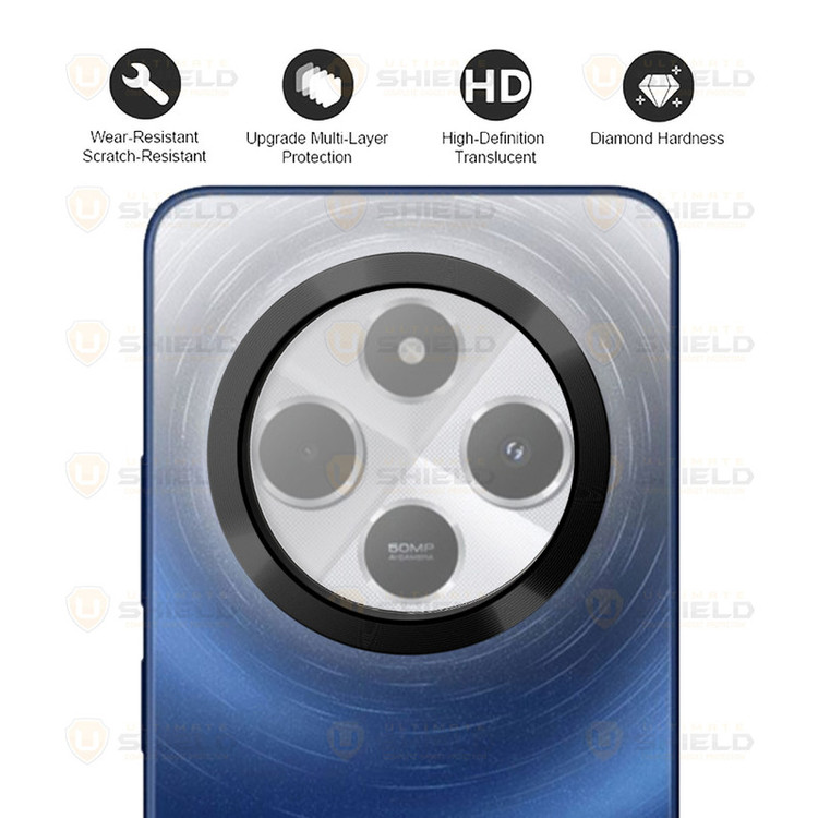 محافظ لنز دوربین آلتیمیت شیلد مدل Ring Metal UL مناسب برای گوشی موبایل شیائومی Redmi 14C