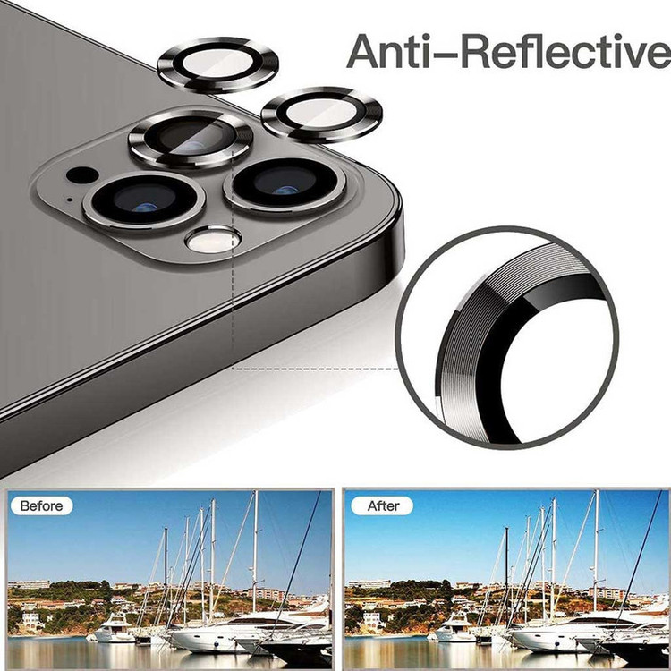محافظ لنز دوربین بوف مدل HD-ColorLenz مناسب برای گوشی موبایل اپل Iphone 12 Pro / 11 Pro Max