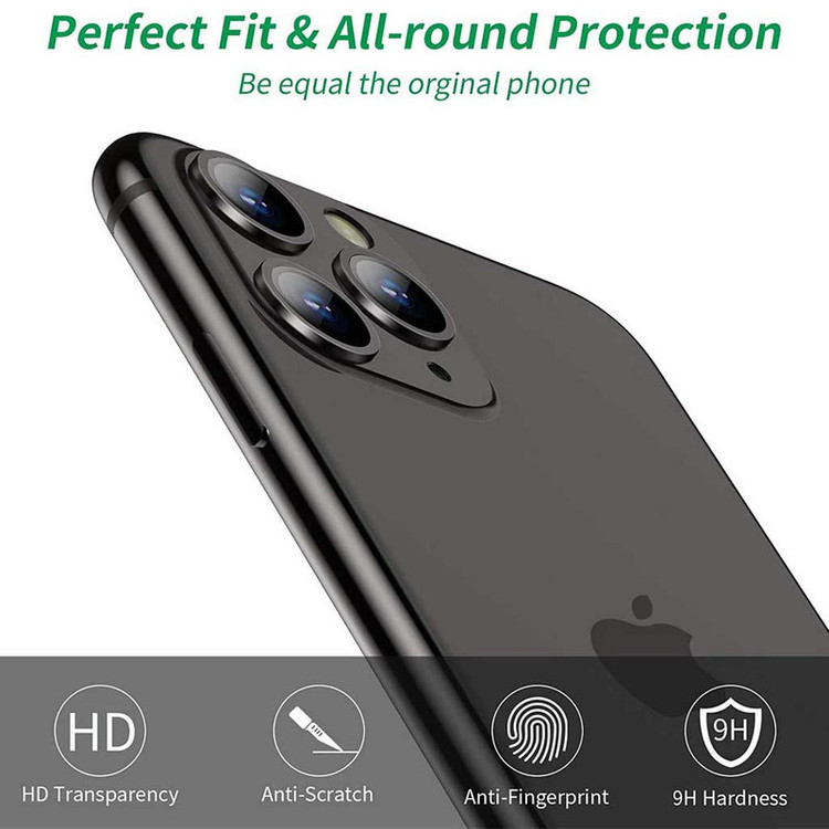 محافظ لنز دوربین بوف مدل HD-ColorLenz مناسب برای گوشی موبایل اپل Iphone 12 Pro / 11 Pro Max