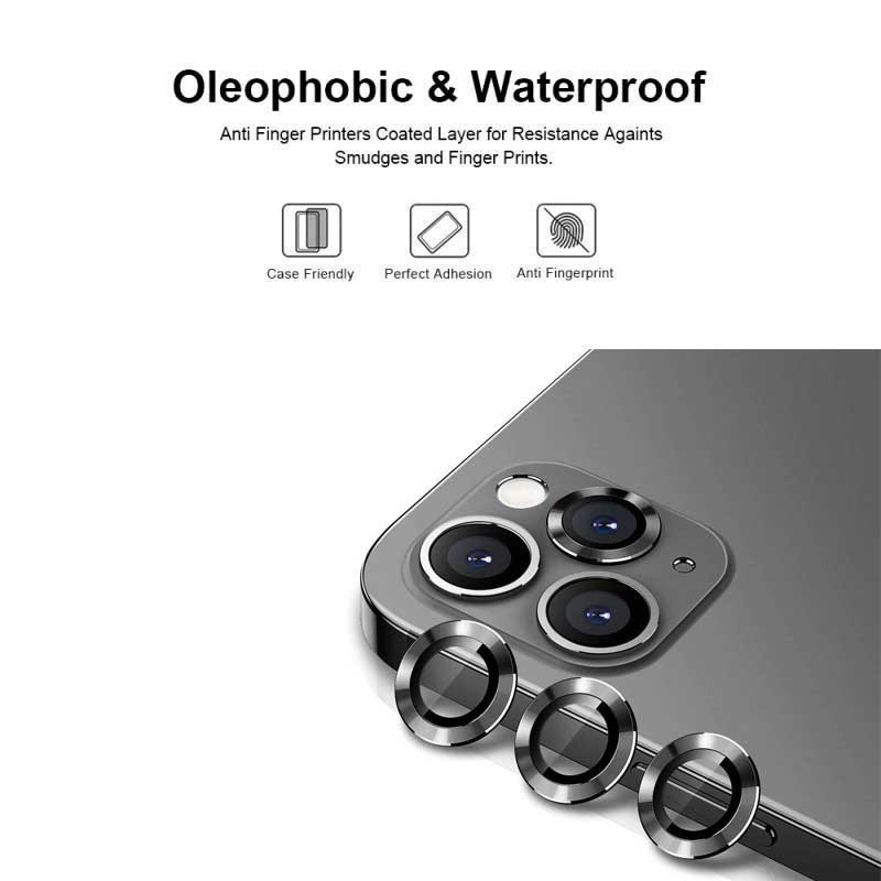 محافظ لنز دوربین بوف مدل HD-ColorLenz مناسب برای گوشی موبایل اپل Iphone 12 Pro / 11 Pro Max