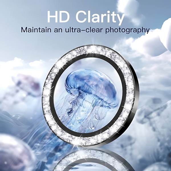 محافظ لنز دوربین چلیپا مدل Luminous مناسب برای گوشی موبایل اپل iPhone 13 / 14