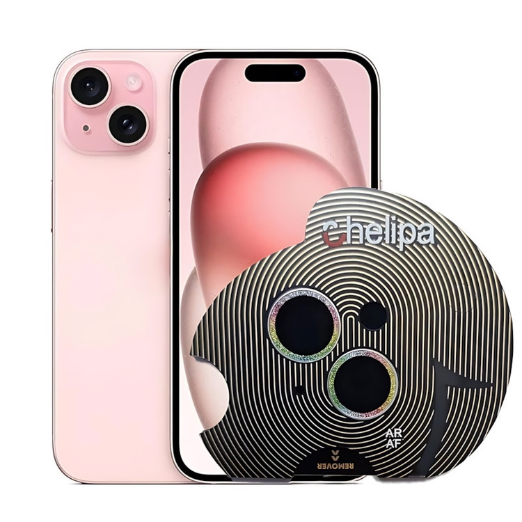 محافظ لنز دوربین چلیپا مدل Luminous مناسب برای گوشی موبایل اپل iPhone 13 / 14
