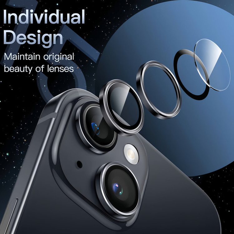 محافظ لنز دوربین اسلیکتو مدل Pro Plus مناسب برای گوشی موبایل اپل iPhone 13