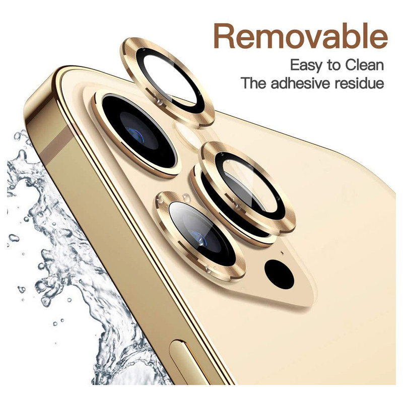 محافظ لنز دوربین رینگی اسپریگ مدل Ring Metal مناسب برای گوشی موبایل اپل Iphone 13 Pro / 13 Pro max