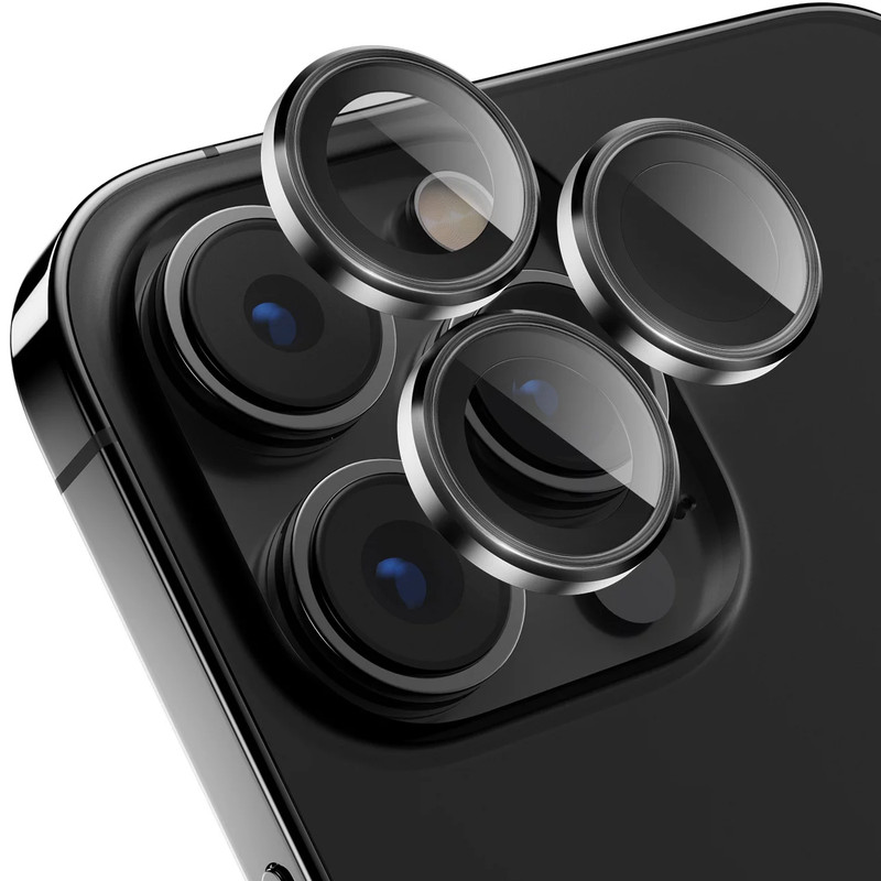محافظ لنز دوربین رینگی اسپریگ مدل Ring Metal مناسب برای گوشی موبایل اپل Iphone 13 Pro / 13 Pro max